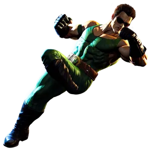 Johnny Cage Comic Book Art Png Auj PNG image