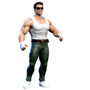 Johnny Cage Fan Art Design Png 06292024 PNG image