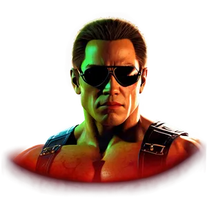 Johnny Cage Game Cover Art PNG Eyx