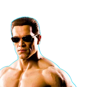 Johnny Cage Headshot PNG Ecw24