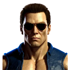 Johnny Cage Headshot PNG Rop12