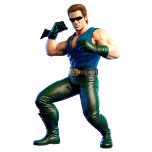 Johnny Cage In Action Scene Png Knl30 PNG image