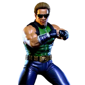 Johnny Cage In Action Scene Png Yck PNG image