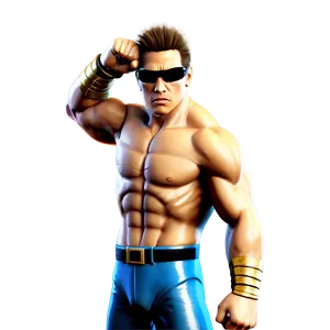 Johnny Cage Victory Stance Png Ind PNG image