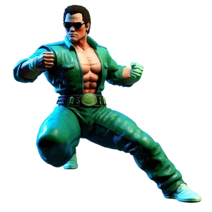 Johnny Cage Video Game Sprite PNG 06292024