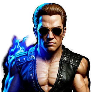 Johnny Cage Video Game Sprite PNG 06292024