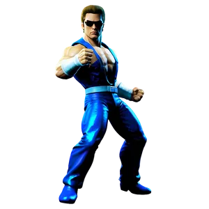 Johnny Cage Video Game Sprite PNG Nlt1