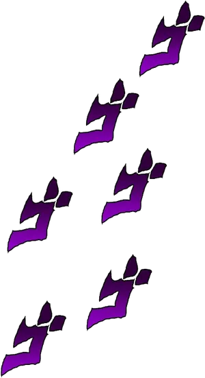 Jojo Menacing Symbols PNG image