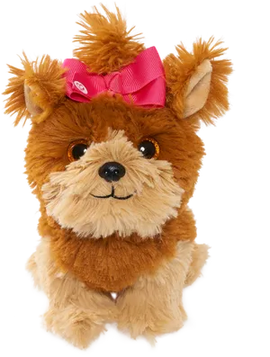 Jojo Siwa Inspired Bow Dog Plush Toy PNG image