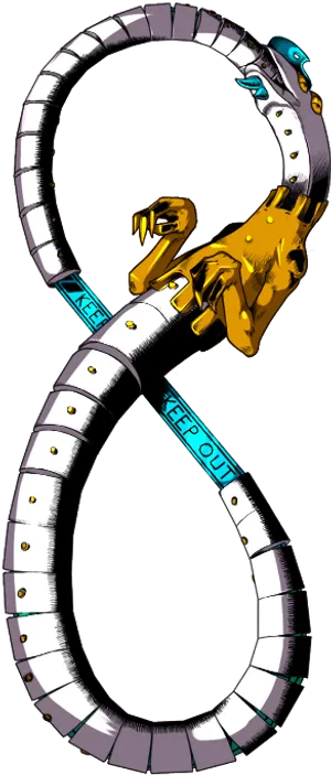 Jojo Stand Diver Down PNG image