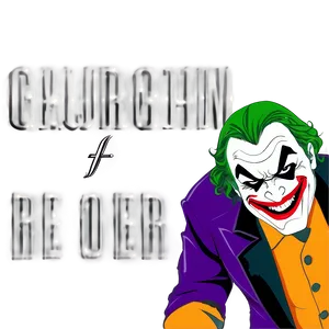 Joker Black And White PNG 05212024