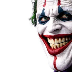 Joker Face Close-up PNG 05212024