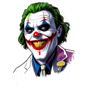 Joker Graffiti Style PNG Okw