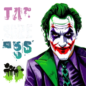 Joker Graffiti Style PNG Rdd