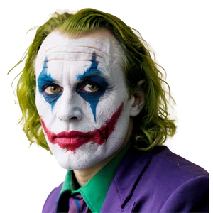 Joker Halloween Makeup Png 06272024 PNG image