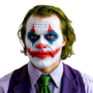 Joker Halloween Makeup Png 06272024 PNG image