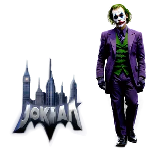 Joker In Gotham Png 76 PNG image