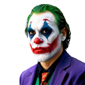 Joker Makeup Close-up Png Khx PNG image