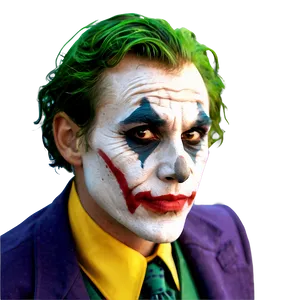Joker Makeup Watercolor PNG 92