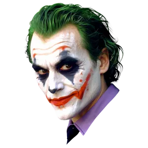 Joker Makeup Watercolor PNG Rjk