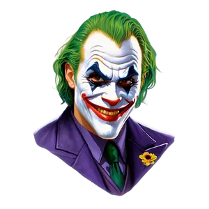 Joker's Devious Smile PNG 77