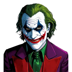 Joker's Diabolical Smile PNG Tmu65