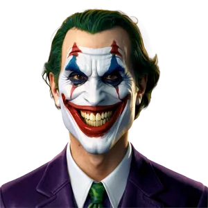 Joker's Evil Smile PNG 06122024