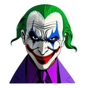 Joker's Evil Smile PNG Ahd
