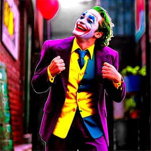 Joker's Gleeful Laugh PNG Jse2 PNG