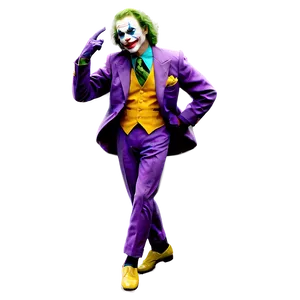 Joker's Iconic Dance PNG Vpu28 PNG