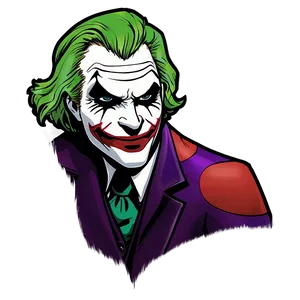 Joker's Malevolent Smile Png Kpc PNG image