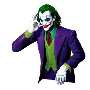 Joker's Mysterious Shadow PNG Hxi PNG