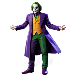 Joker's Purple Coat PNG 05212024