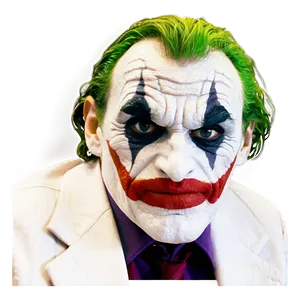Joker's Scheming Face PNG Oge