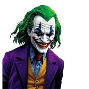 Joker's Sinister Laugh Png 06122024 PNG image