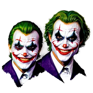 Joker's Terrifying Grin PNG 06122024 PNG