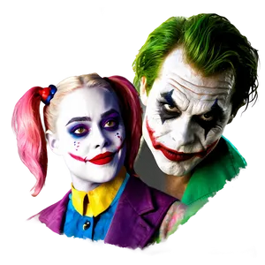Joker With Harley Quinn PNG Lep58