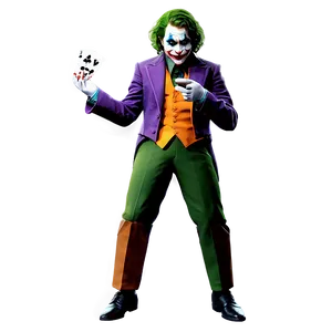 Joker With Playing Cards PNG Jim57 PNG