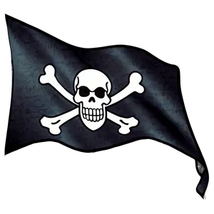 Jolly Roger Pirate Flag PNG Sgm