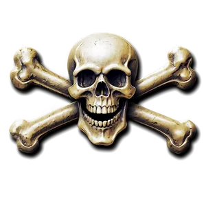 Jolly Roger Skull And Bones PNG 54 PNG