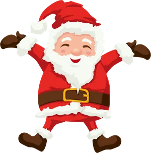 Jolly Santa Claus Celebration PNG image