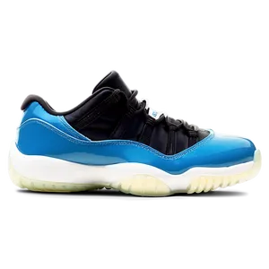 Jordan 11 Low Unc Patent Blue Png 17 PNG image