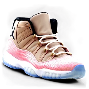 Jordan 11 Retro Low Pink Snakeskin Png Xno PNG image