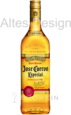 Jose Cuervo Especial Reposado Tequila Bottle PNG image