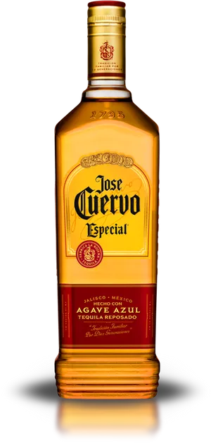 Jose Cuervo Especial Tequila Bottle PNG image