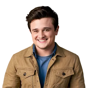 Josh Hutcherson Candid Smile Png 63 PNG image