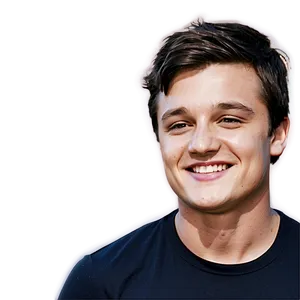 Josh Hutcherson Candid Smile Png 80 PNG image