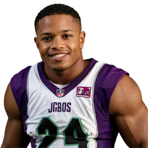 Josh Jacobs Portraitin Jersey PNG