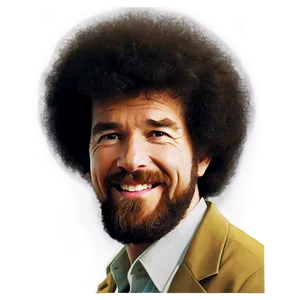 Joy Of Painting Bob Ross Hair Png 82 PNG image