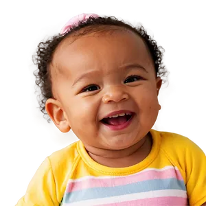 Joyful Baby Girl Laughing Png Dom17 PNG image